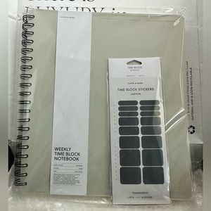 Cloth & Paper Time Block Notebook